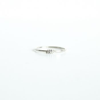 The Teeny Tiny ring is a dainty minimalistic style that's fun to wear and easy for stacking upon your favorite rings.