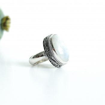 Rainbow Moonstone Master Masterpiece silver handmade