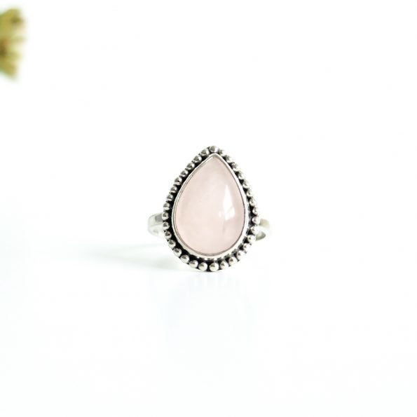 Rose Quartz Drop Detail