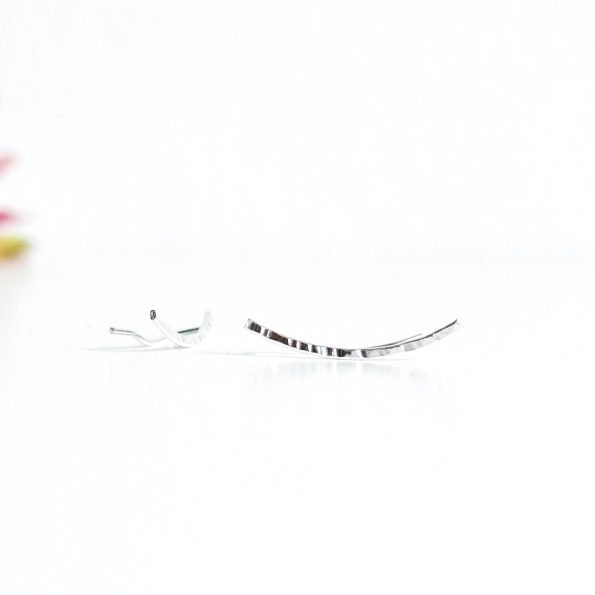 ear climber silver