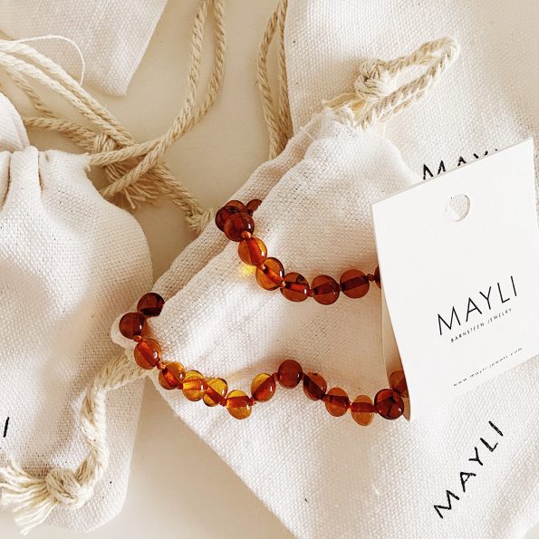 packaging baltic natural amber necklace