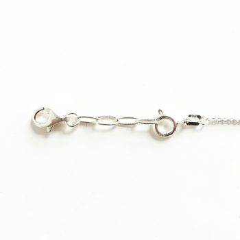 chain extender sterling silver necklace
