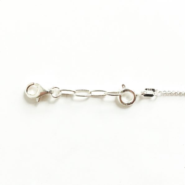 chain extender sterling silver necklace