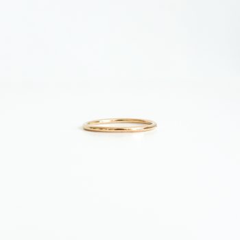 Plain gold tiny ring minimal