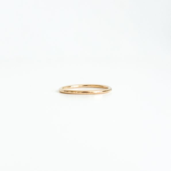 Plain gold tiny ring minimal