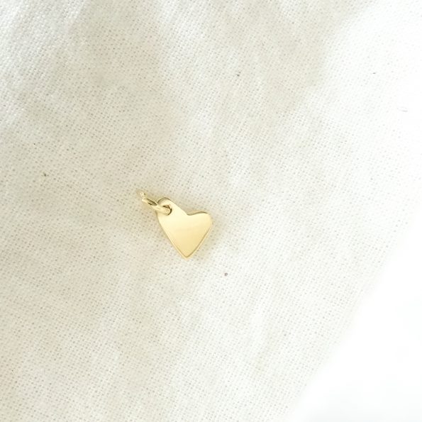 Heart goldplated pendant necklace